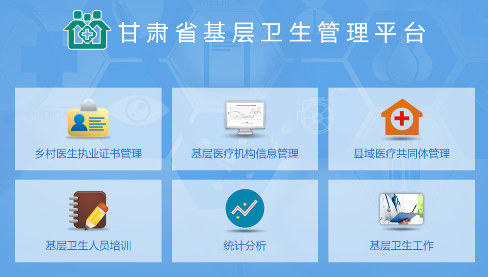 甘肃省基层卫生管理平台