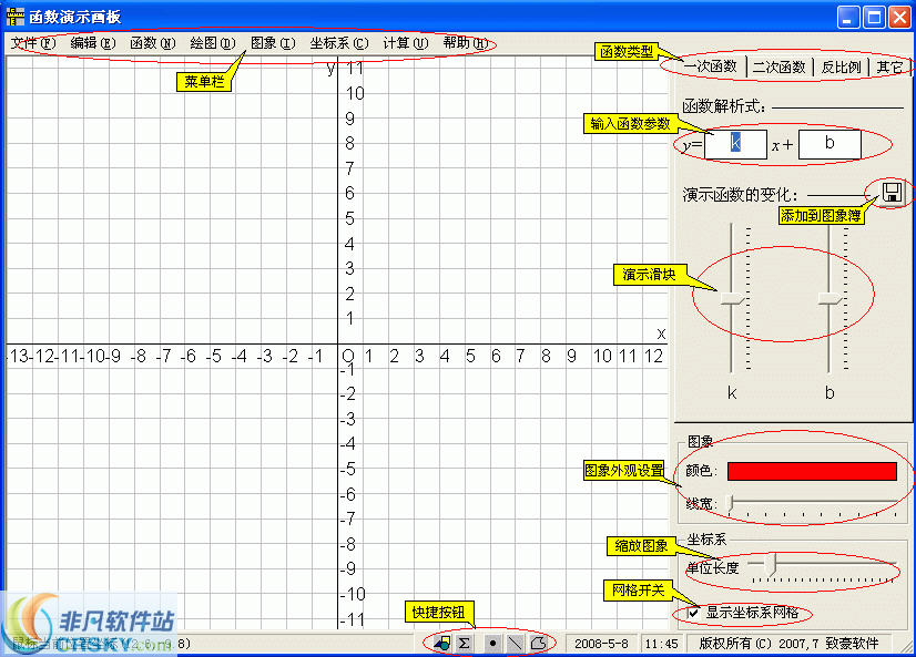 函数演示画板