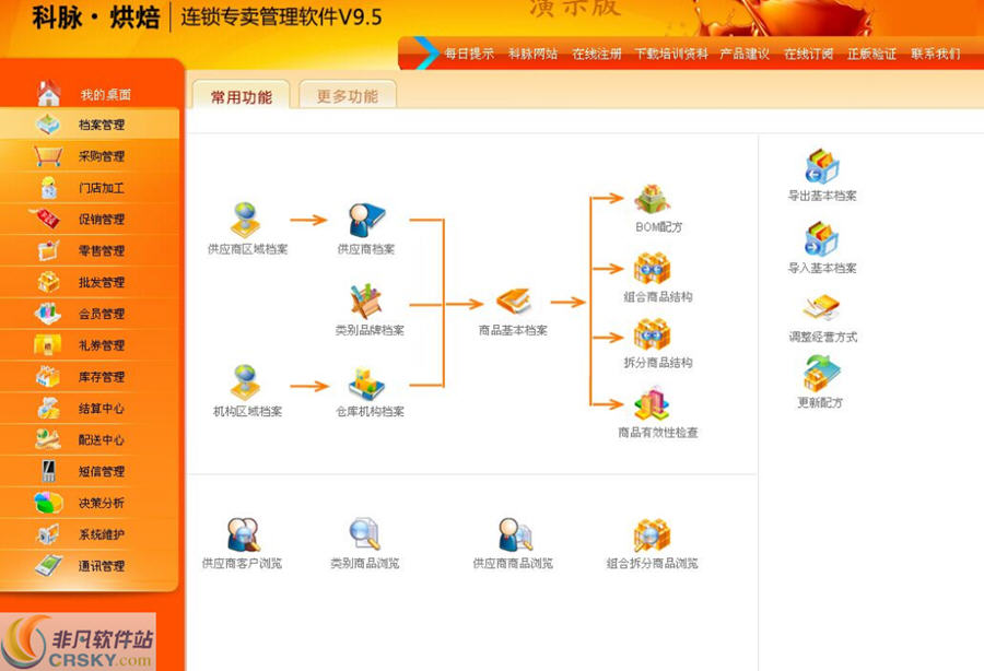科脉烘焙专卖管理软件
