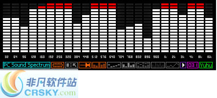 电脑实时声音频谱显示