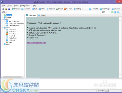 WebCruiser漏洞扫描器
