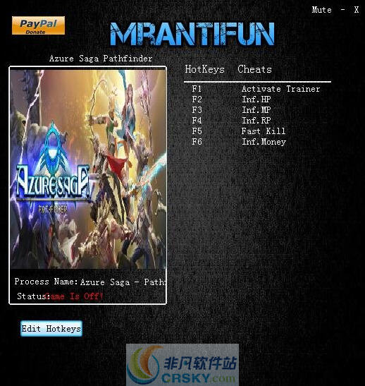 蔚蓝传奇探路者五项修改器