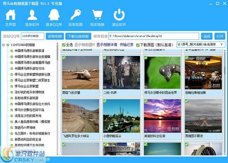 骨头QQ相册批量下载器