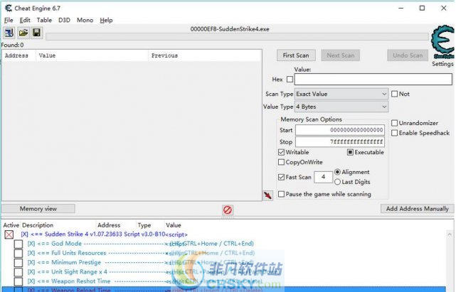突袭4六项修改器