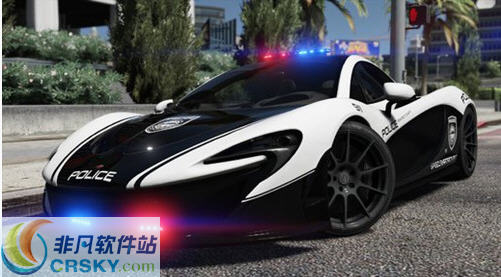 GTA5迈凯伦P1警车MOD