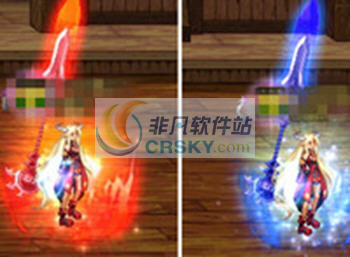 DNF魔法师战斗法师二觉各种光效改红蓝补丁