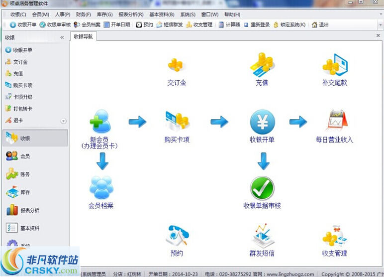 领卓美容美发管理软件