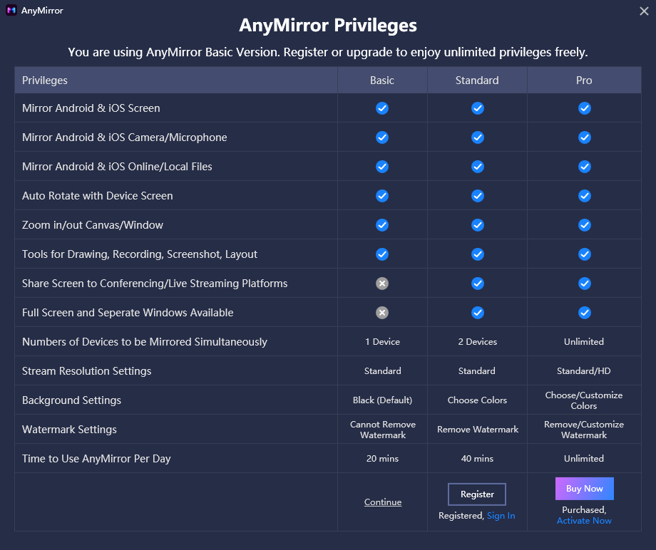 AnyMirror镜像投屏软件