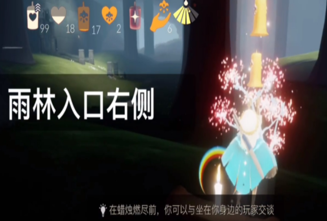 光遇在哪完成雨林赏花