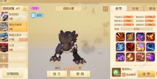 梦想新大陆宠物技能怎么解锁