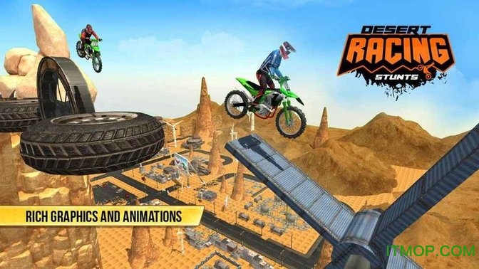 沙漠自行车特技(Desert Bike Stunts)