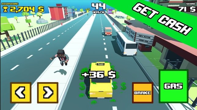 出租车疯狂之路crazy road taxi madness