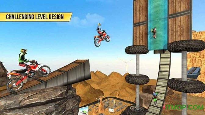 沙漠自行车特技(Desert Bike Stunts)