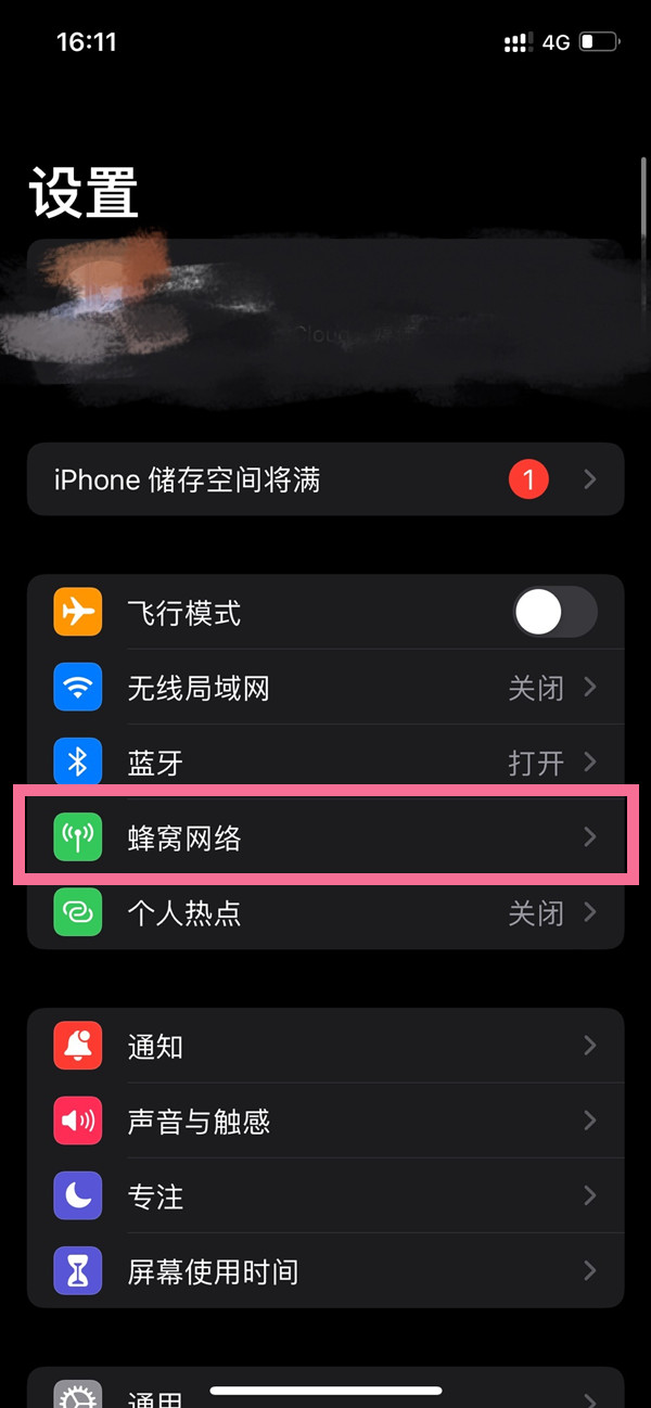 iPhone13在哪关闭5G网络